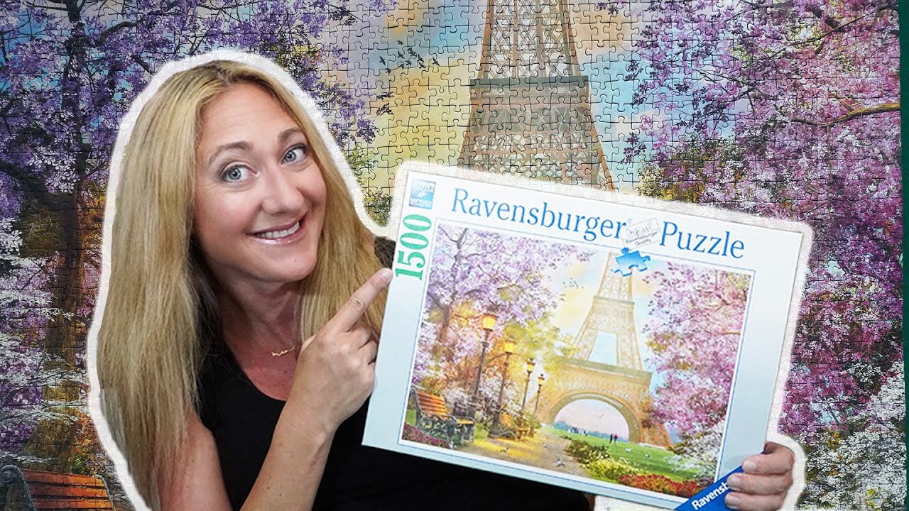 Flower Frenzy! Conquering 'A Paris Stroll' – A 1,500-Piece RAVENSBURGER Timelapse Triumph!