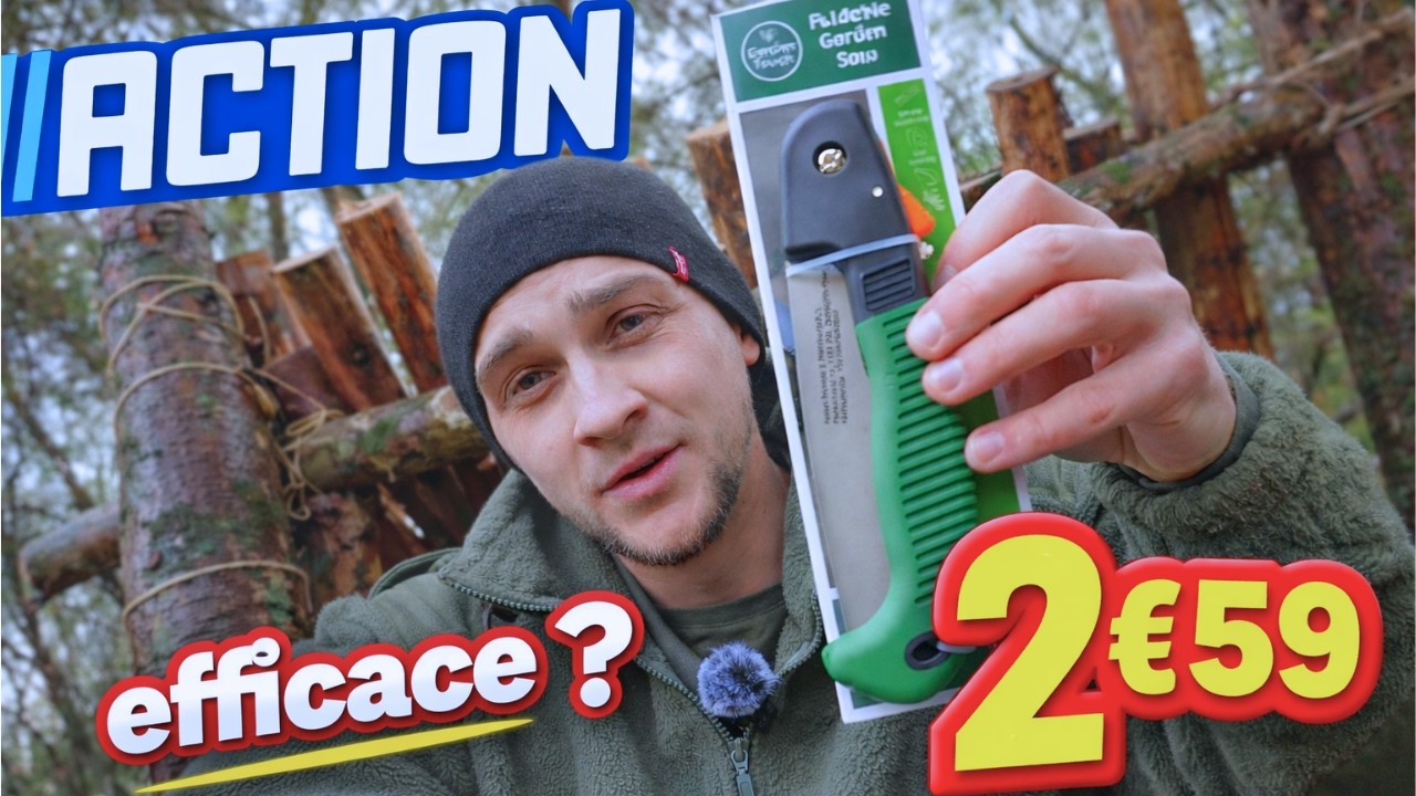 SURVIVRE AVEC UNE SCIE À 2€59, POSSIBLE ?