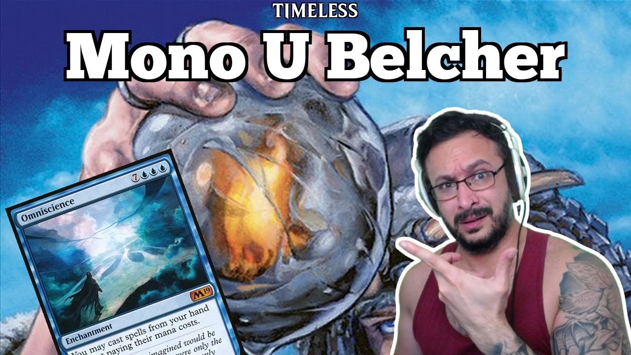 I won the Qualifer Play In with an Off Meta Deck! | Mono U Belcher | Timeless Qualifier | MTG A