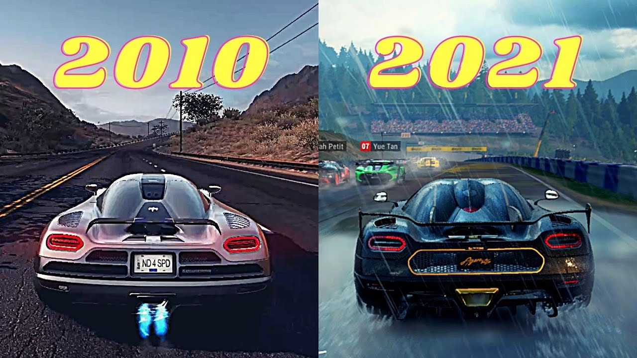 Driving Koenigsegg AGERA in 15 Different Games