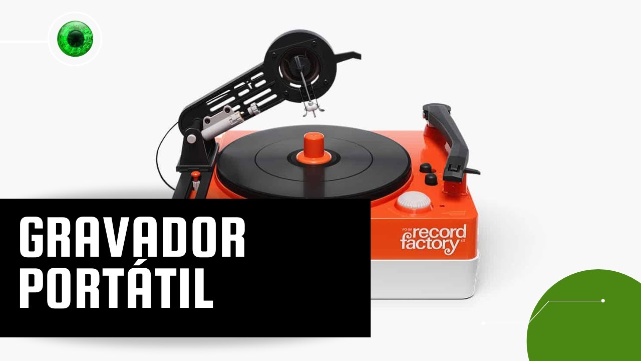 Conhe&ccedil;a um gravador port&aacute;til para voc&ecirc; produzir seus pr&oacute;prios discos