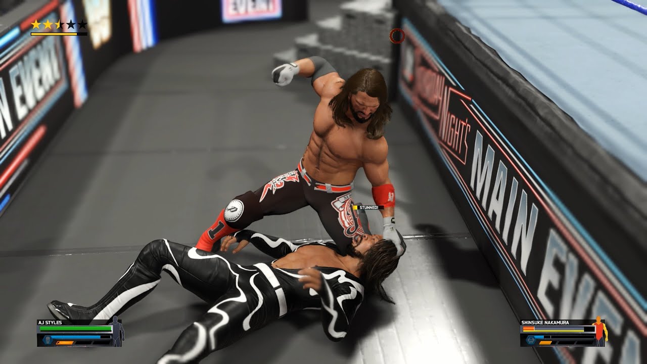 AJ Styles Vs Shinsuke Nakamura - Saturdays Night Main Event - WWE 2K25 PC Gameplay