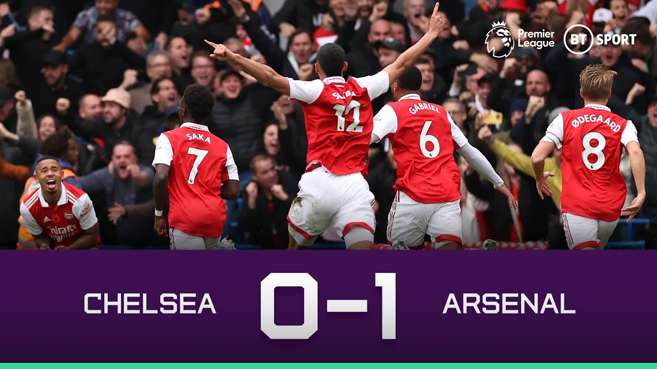 Chelsea v Arsenal (0-1) | Gabriel Goal Returns Gunners To Top Spot | Premier League Highlights