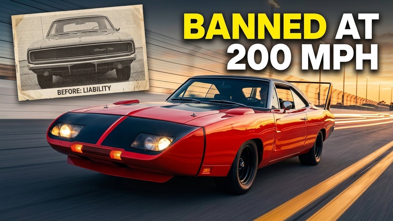 The 200 MPH Monster NASCAR Had to Ban (Dodge Charger Daytona 1969)