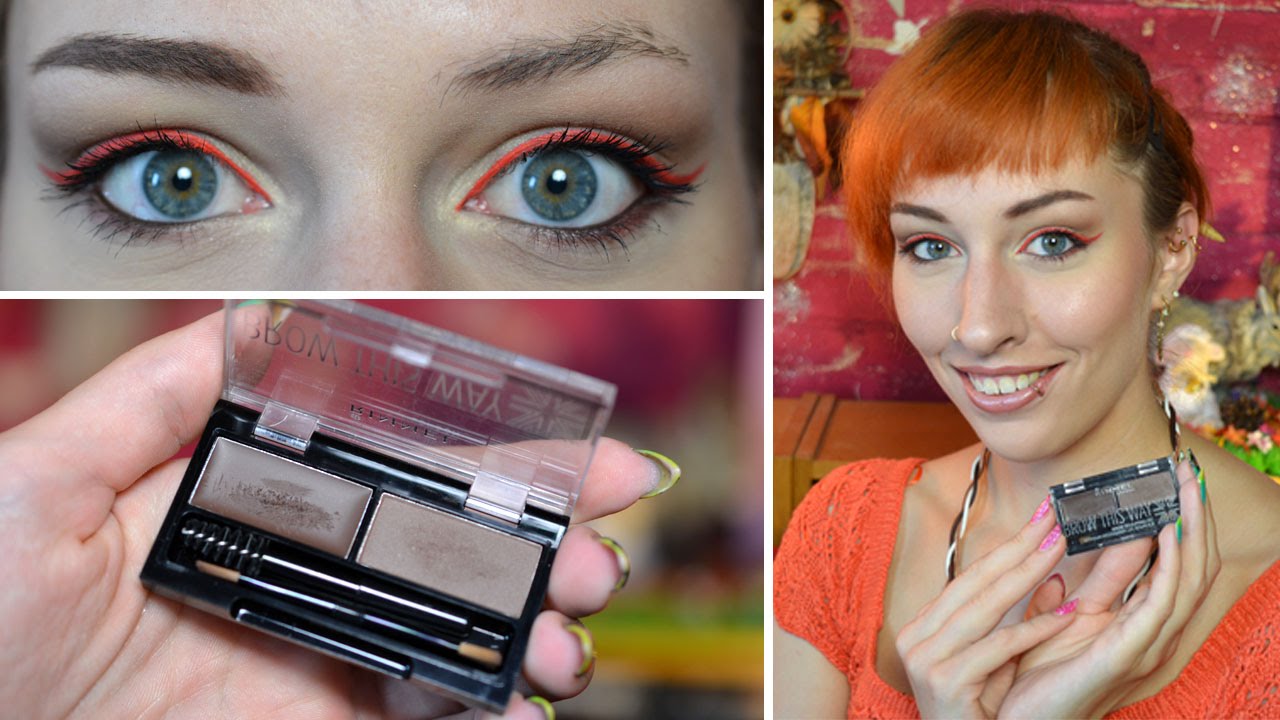 Обзор: Rimmel Brow this way (+урок по бровям)