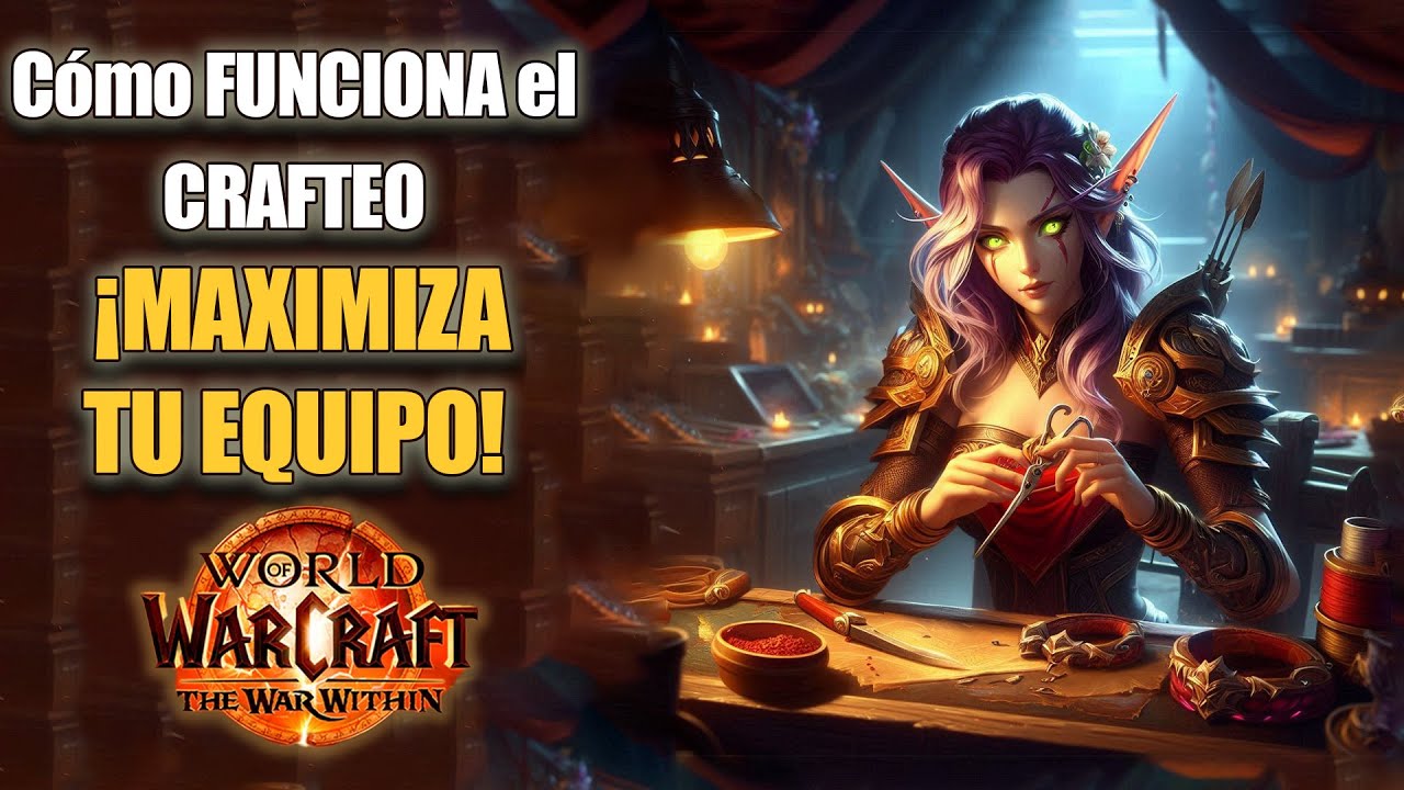 🛠️ Cómo FUNCIONA el Sistema de CRAFTEO en WoW The War Within 🔥 | Guía Completa para PEDIDOS 🎯