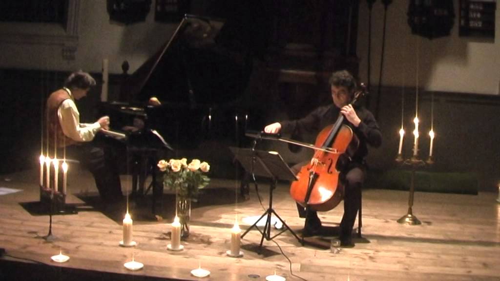 Erik Le Cornu Huele and Martin Grudaj (cello) play Gnossienne nr 3 by Erik Satie