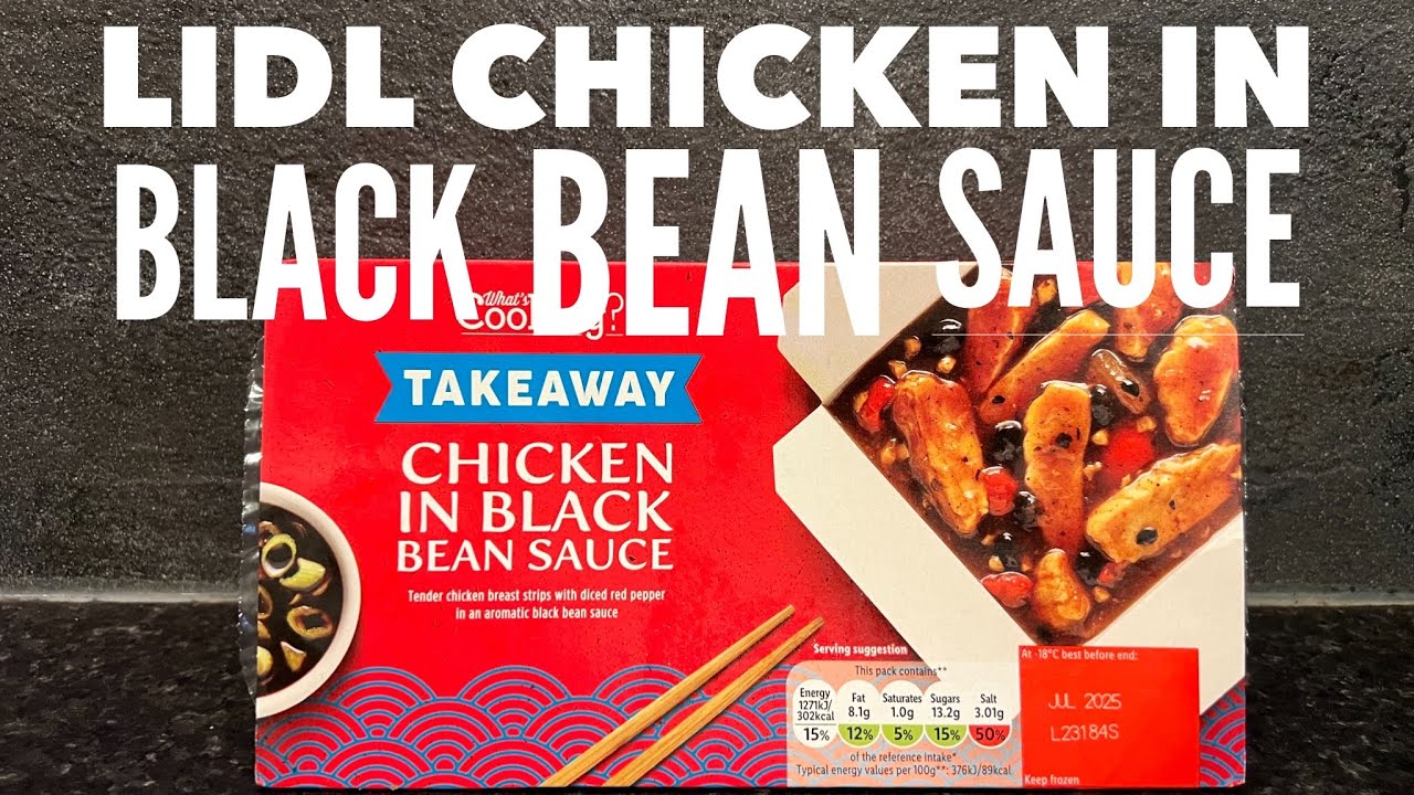 Lidl What's Cooking Takeaway Chicken In Black Bean Sauce Review