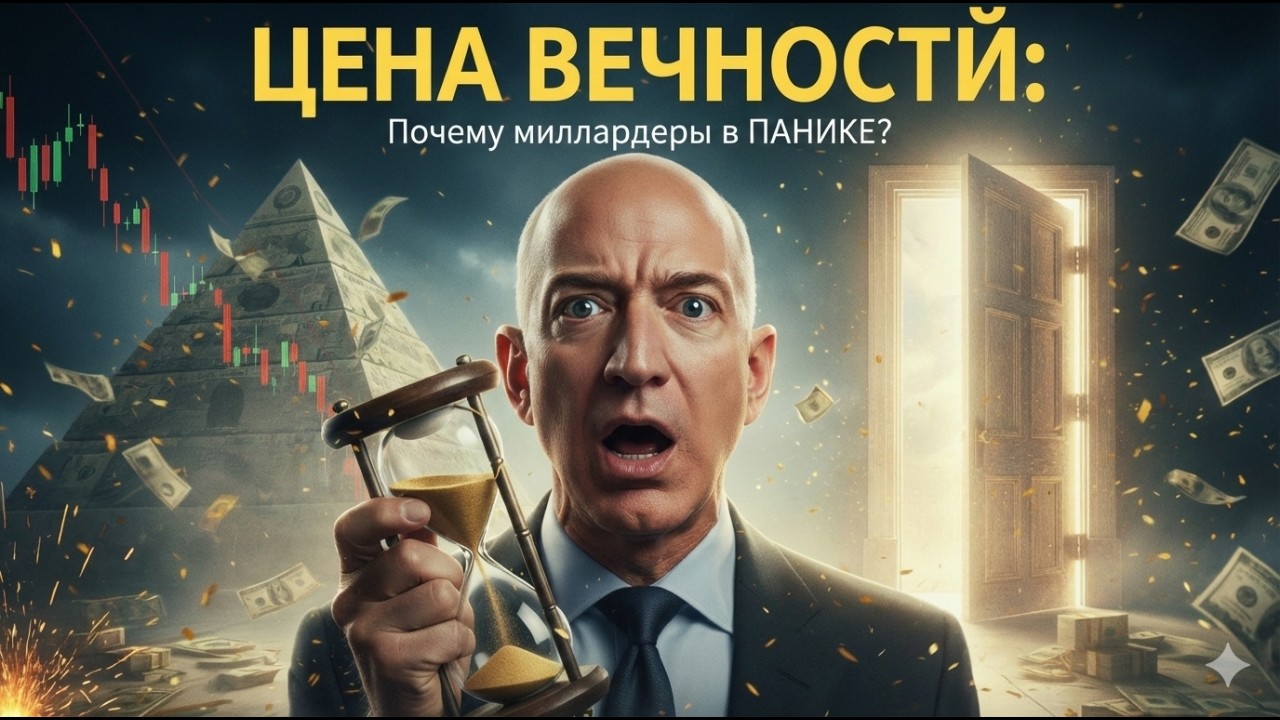 ⚰️ ЦЕНА ВЕЧНОСТИ: Почему миллиардеры в ПАНИКЕ? | Джефф Безос тратит миллионы на бессмертие