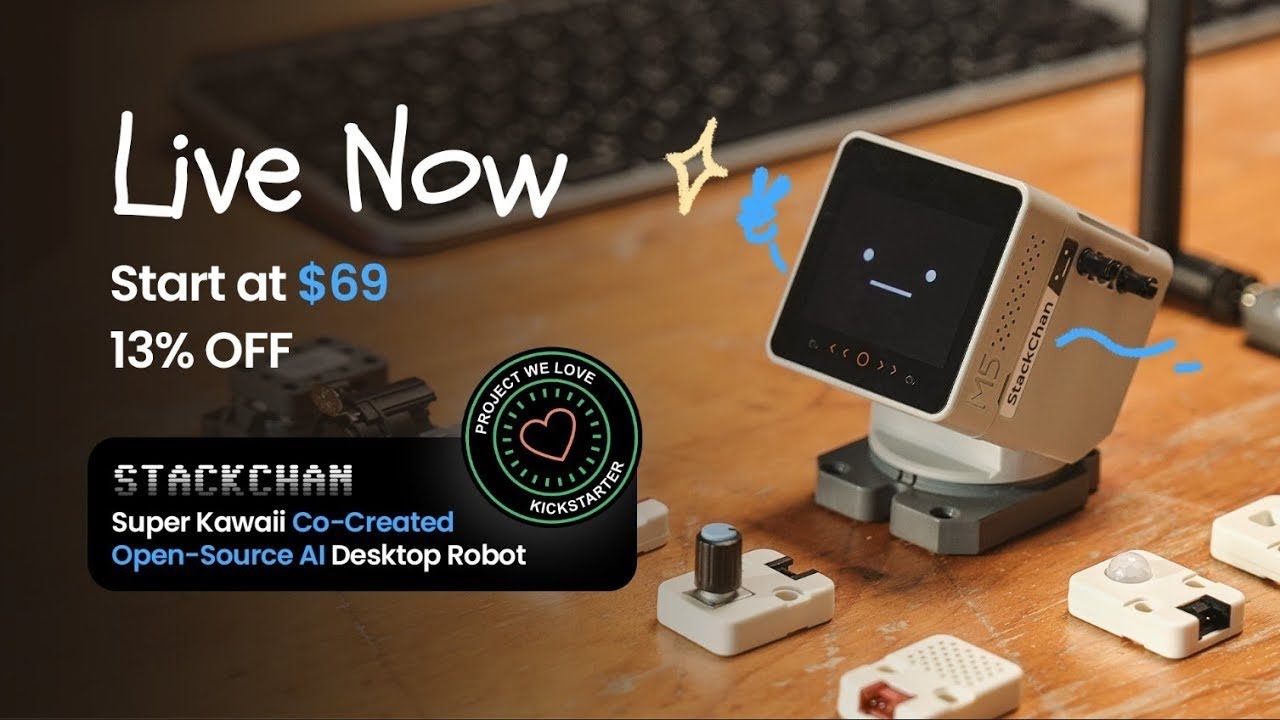 StackChan: Open-Source AI Desktop Robot with ESP32-S3 - Full Specs & Features Explained