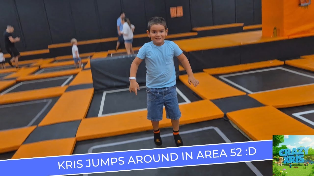 Kris JUMPS in Area 52 Trampoline Park