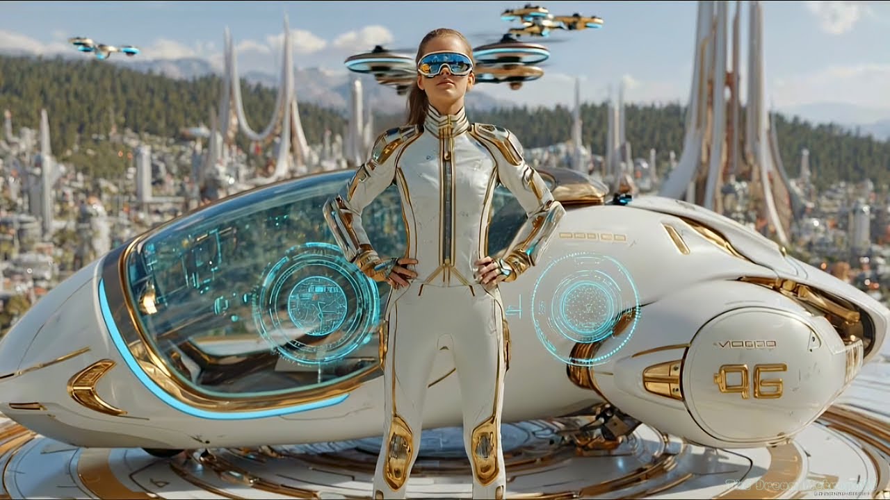 The World in 2200: Cinematic Future Metropolis, Sky Yachts & Hypercars | 4K