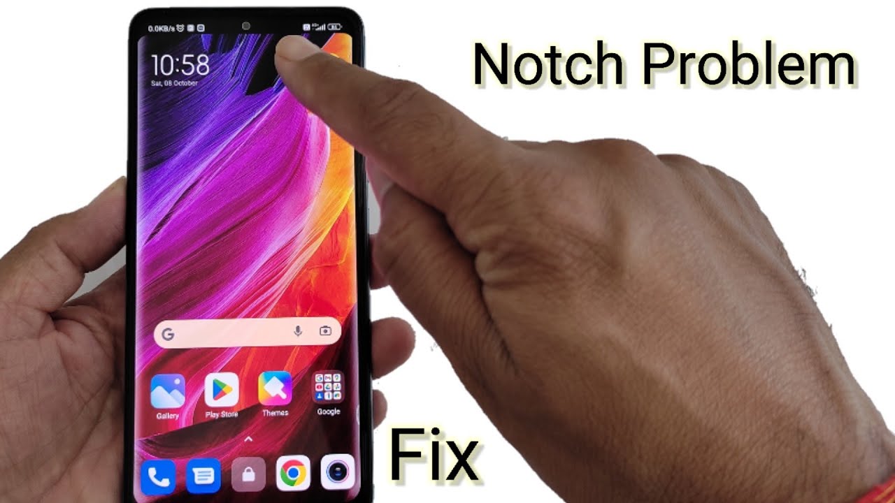 How to fix screen notch problem | apps full screen not working in redmi