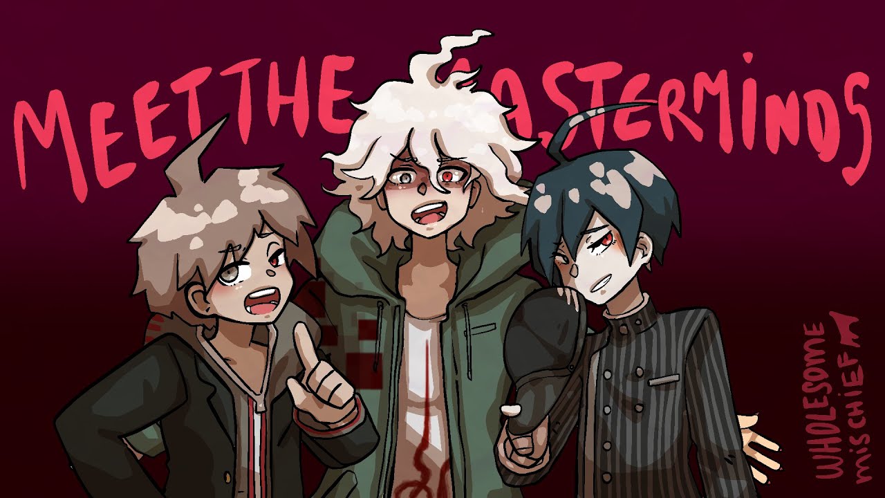 Meet The Masterminds - DanganRonpa AU - Naegi Makoto + Nagito Komaeda + Shuichi Saihara [SPEEDPAINT]