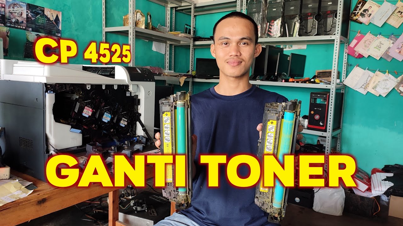 Hasil Cetak CP4525 Jelek | Ganti Toner CP4525