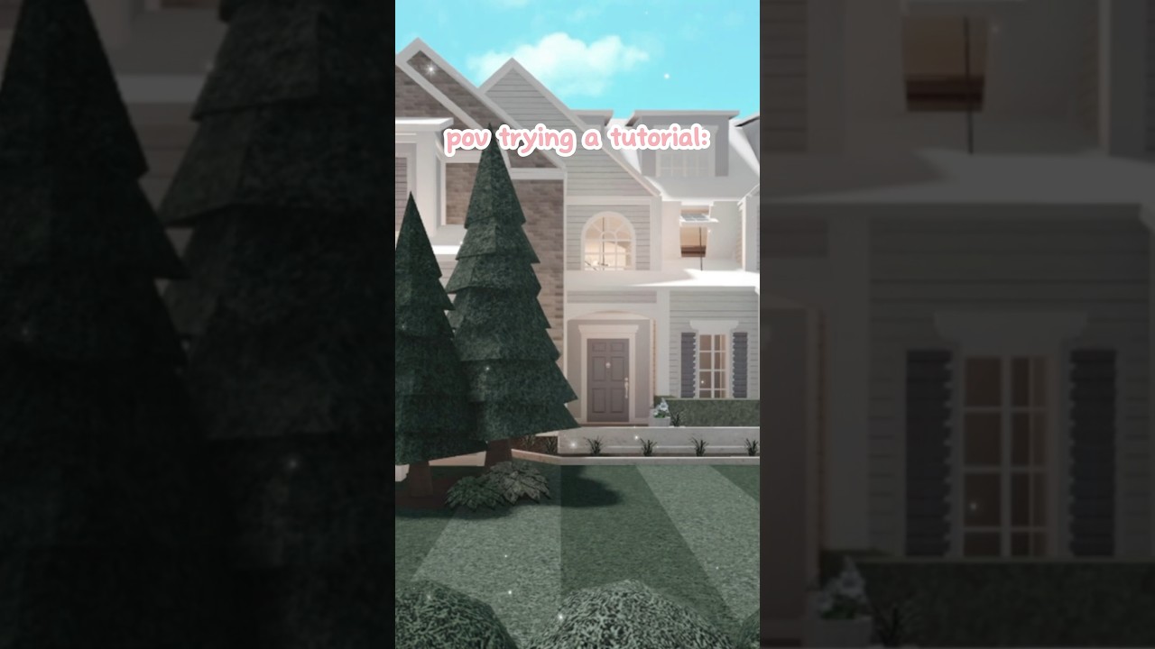pov you try a tutorial 🏠😂 #bloxburg #robloxbloxburg #bloxburgbuilds