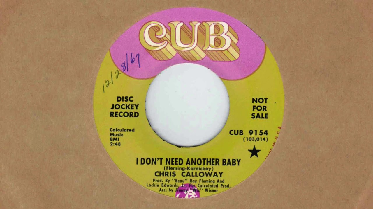 Chris Calloway - I Don't Need Another Baby