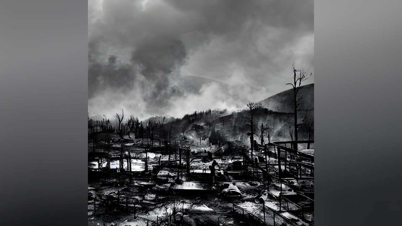 Haunting banjo sounds over a post-apocalyptic Appalachian trail | dark ambient banjo.