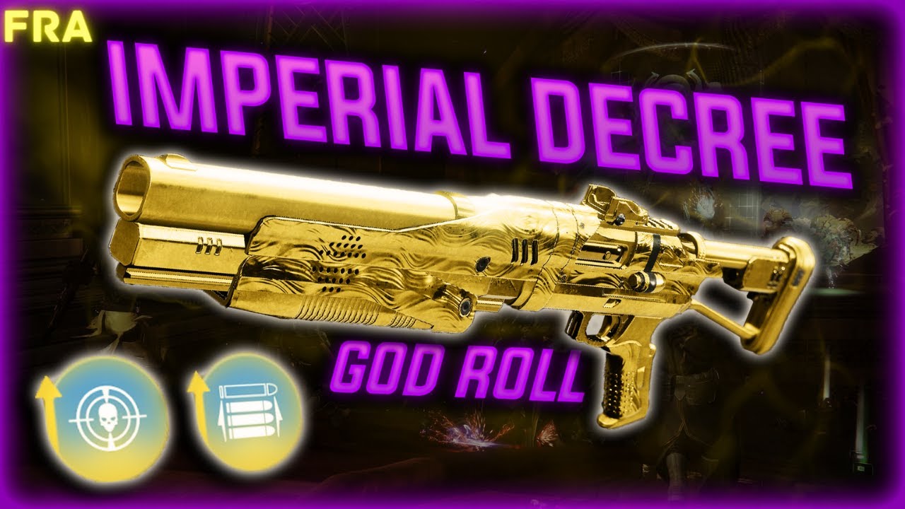 God Roll for Imperial Decree in Destiny 2! It's Better Than Astral Horizon!