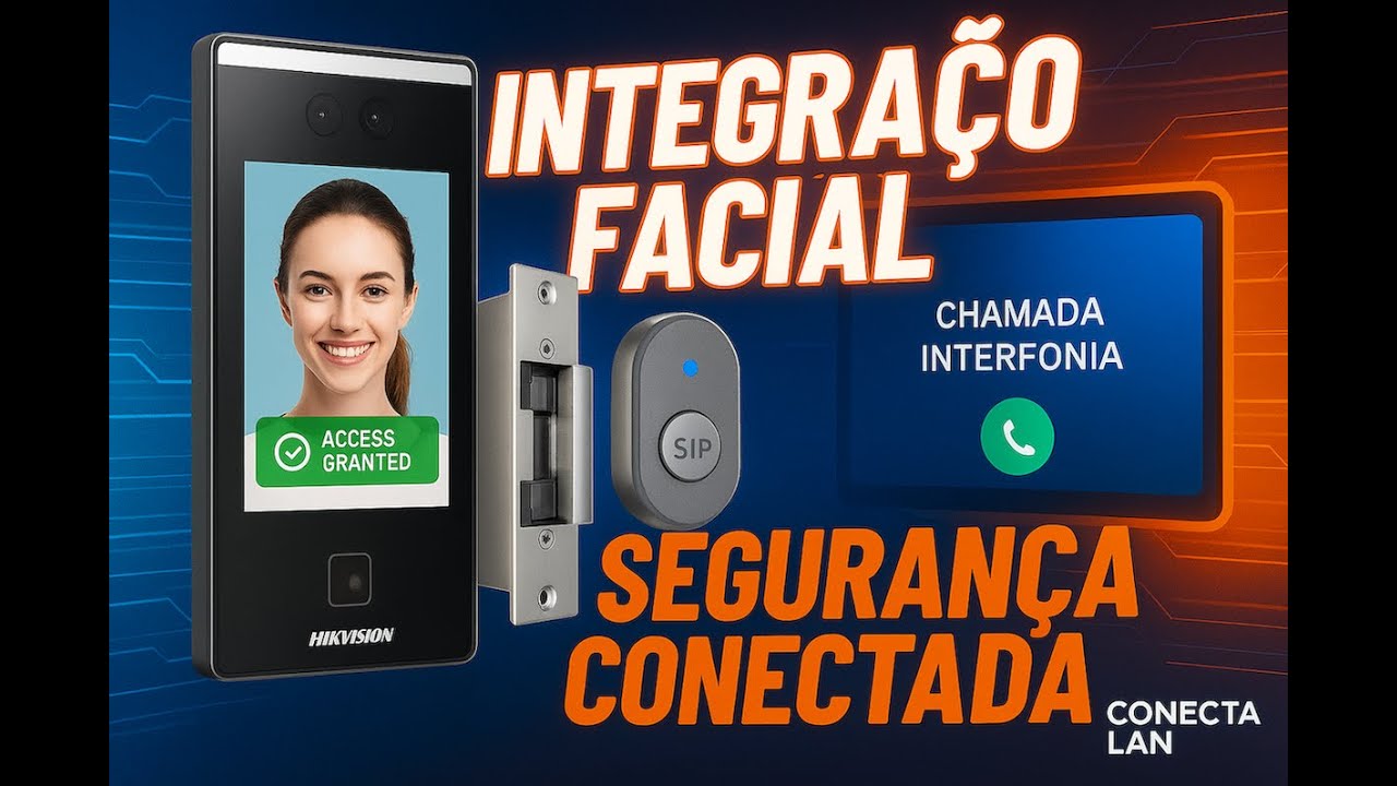 Como Instalar e Integrar Reconhecimento Facial Hikvision, IPBX, Fechadura Elétrica e Interfonia SIP