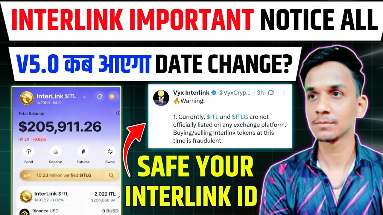 INTERLINK TOKEN BUY/SELL🤑INTERLINK NETWORK VERIFIED ITLG UPDATE 📌 INTERLINK AIRDROP NEW UPDATE🔥