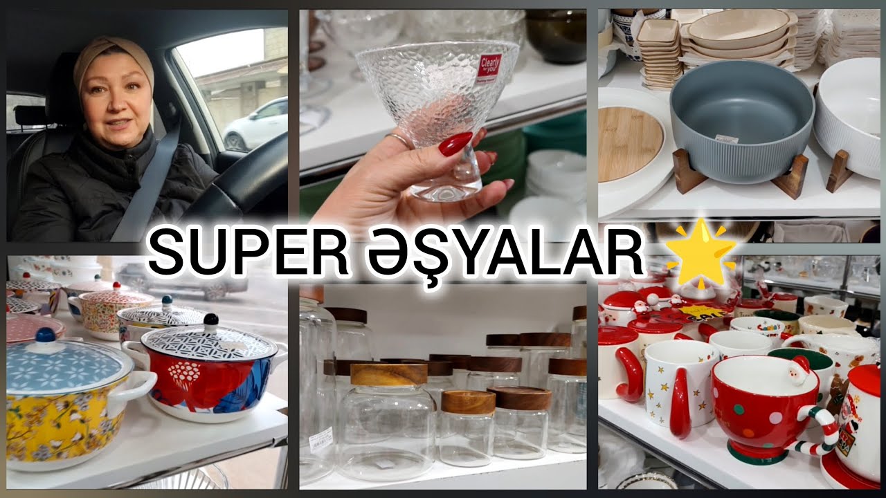 Mağaza Məişət Əşyaları#həyat50 #realhəyat#YouTubeQadınlarÜçün#dostlar#icmal #qabqacaq #ev #rahatlıq