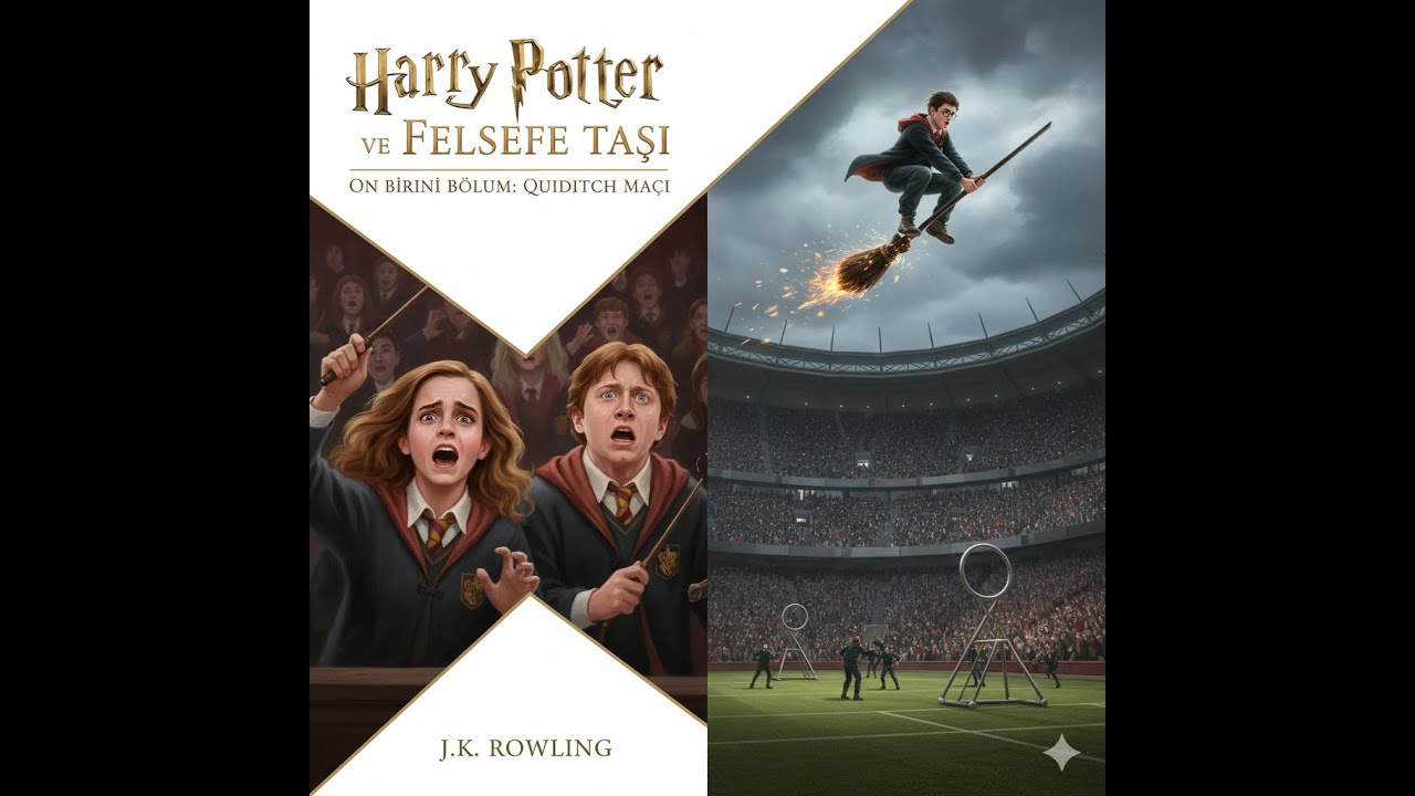 HARRY POTTER VE FELSEFE TAŞI BÖLÜM 11 Quidditch Maçı  Ai Seslendirme Sesli Kitap