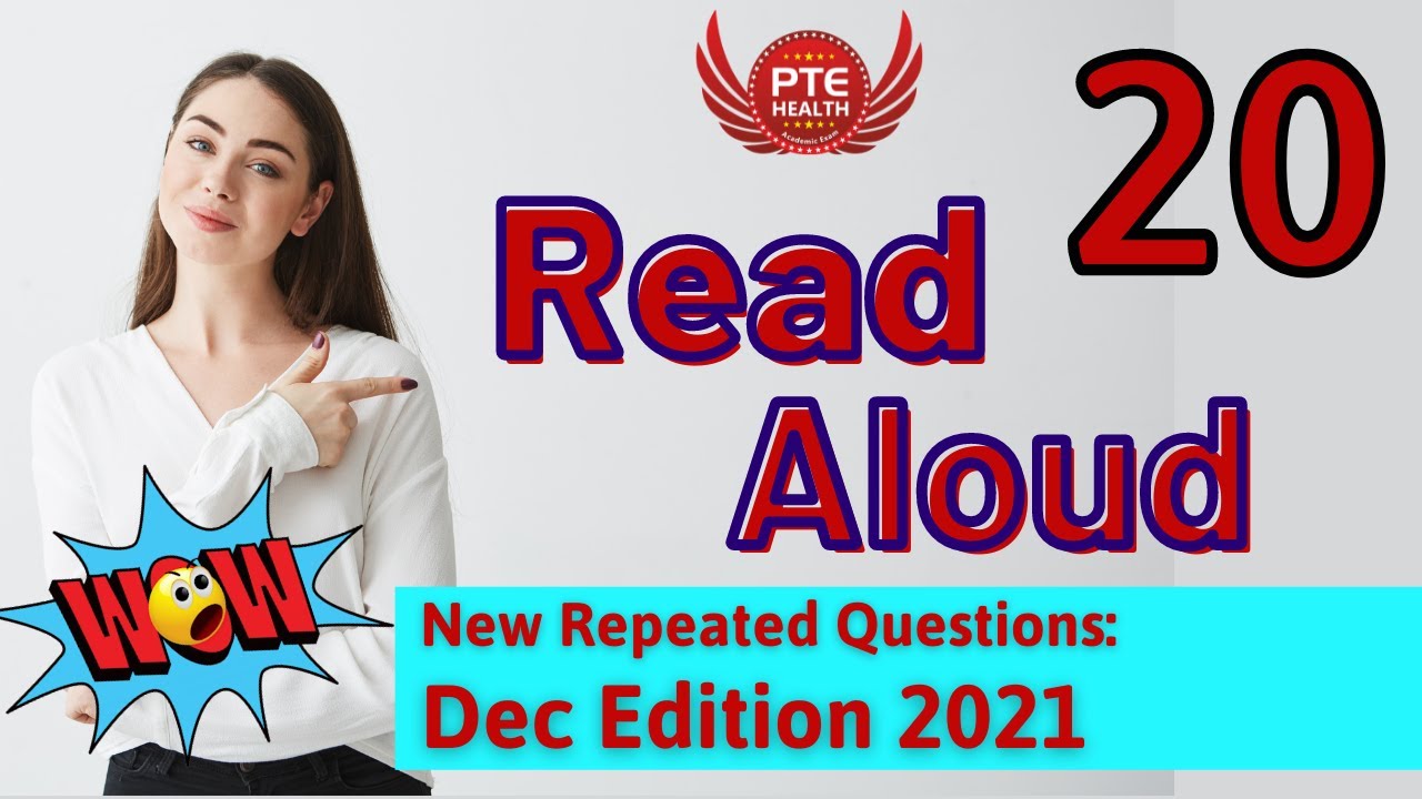 PTE Read Aloud Practice with Real Exam Questions | December 2021 | Part -1