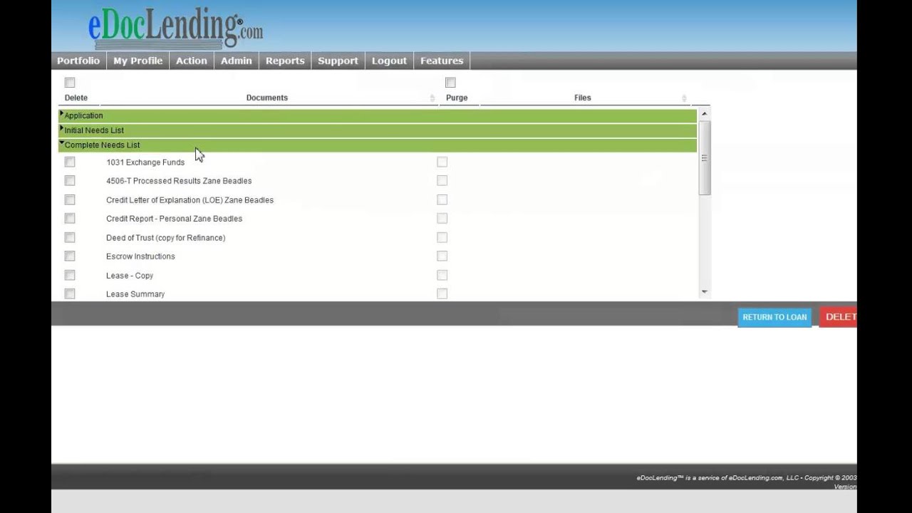 Package Management -- Delete Doc Titles -- or Purge Documents
