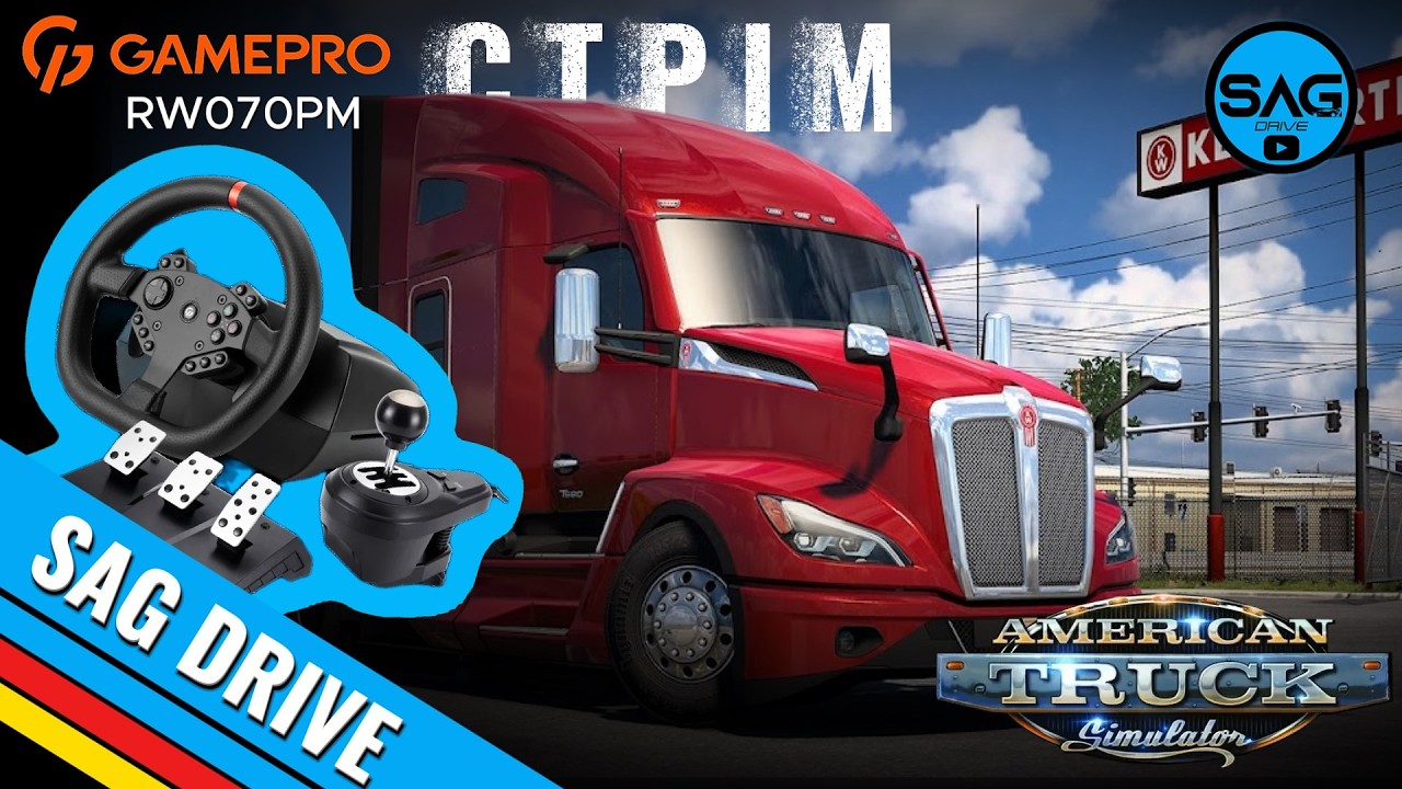 American Truck Simulator: ПЕРШИЙ ВИЇЗД В США! 🇺🇸 | SAG DRIVE