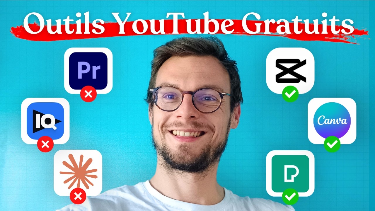 Cr&eacute;er une vid&eacute;o YouTube de A &agrave; Z avec que outils GRATUITS