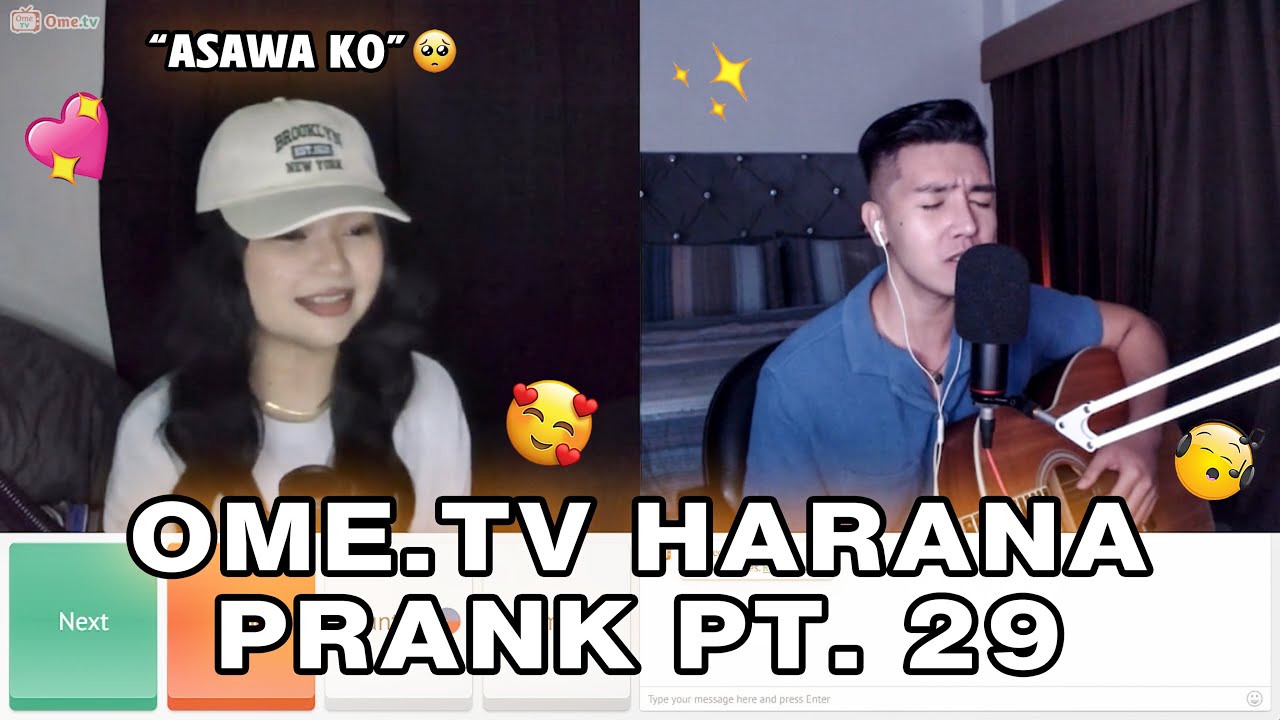 OME.TV HARANA PRANK PART 29 (SINGING MY NEW ORIGINAL SONG 🎶) KILIG MOMENTS 💘 | Edwin Hurry Jr.