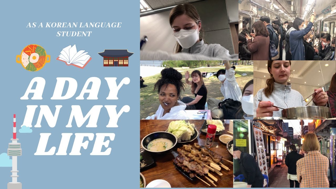 A day in the life of a Korean Language student | Sogang University, Hangang River, good food :)