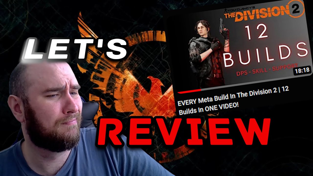Reviewing @hutchler's Meta Builds | Division 2