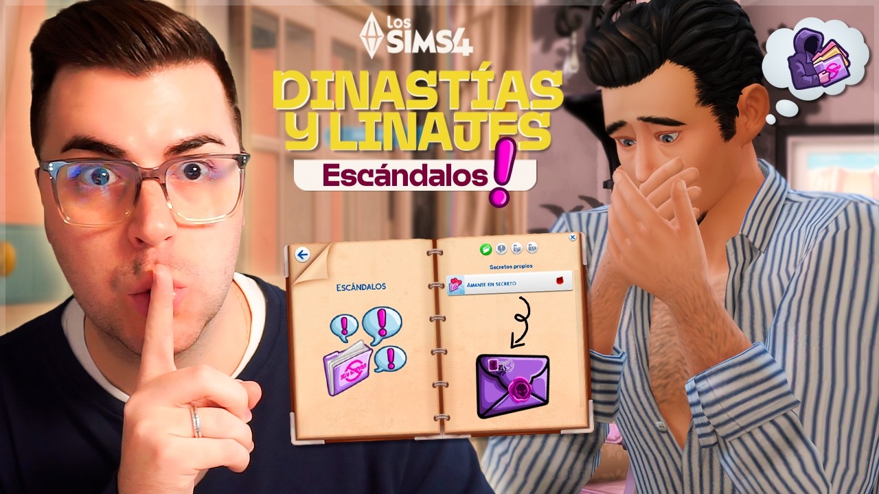 ESCÁNDALOS y secretos que arruinarán la vida de tus Sims❗️🤫 Los Sims 4 Dinastías y Linajes