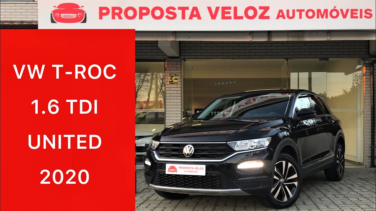 VW T-ROC 1.6 TDI 115cv UNITED - 2020 - FULL EXTRAS