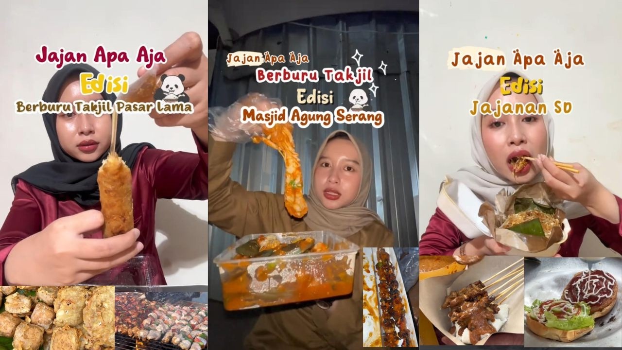 Edisi Jajanan Buka Puasa , Makan Nasi Padang, Dan Jajanan SD Tiktoker Cantika