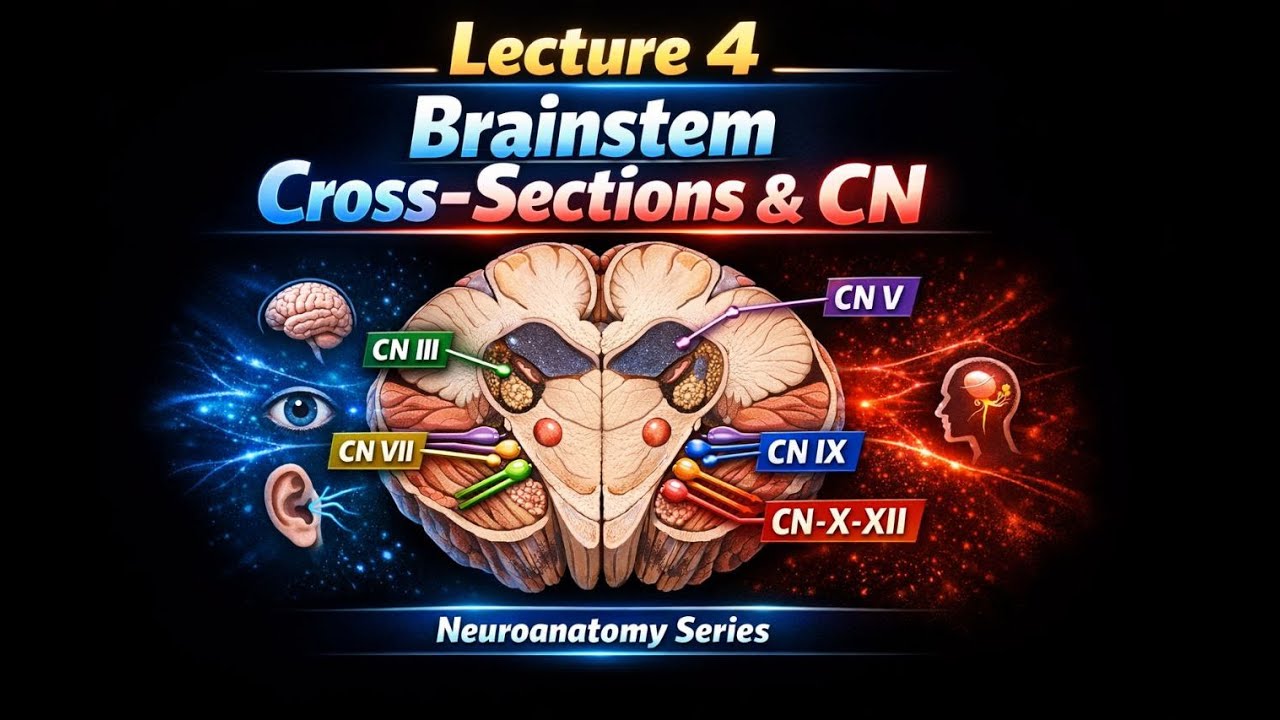 Neuroanatomy Lec 4 Brain stem & CNs