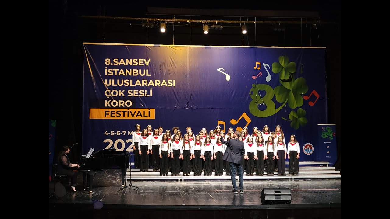 DERİNCE ÇENESUYU ORTAOKULU KOROSU –8.SANSEV İSTANBUL ULUSLARARASI COK SESLİ KOROLAR FESTİVALİ