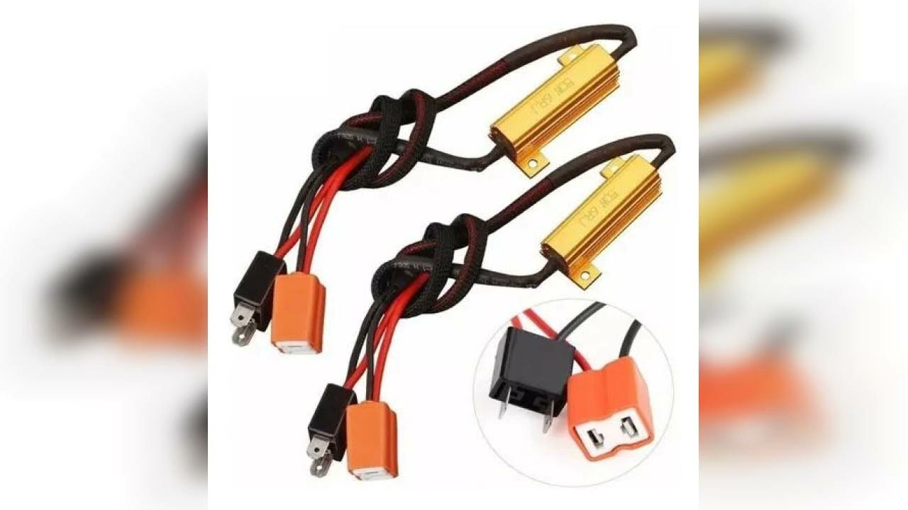 Review: Kit 2 Resistor Canceller H7 50w 6rj P/ Led Cambus Universal Fio