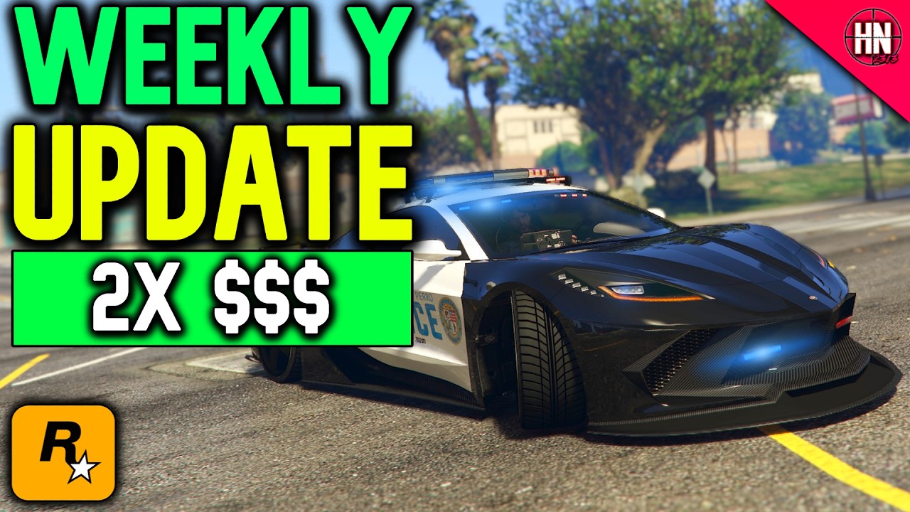 GTA 5 UPDATE | BUFFALO POLICE CARS, 2x MONEY & MORE!