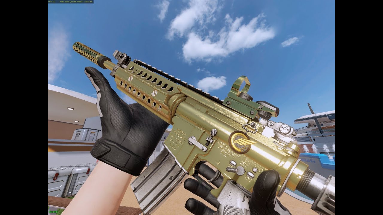 The Gold M4 ACC M - Ironsight Gameplay