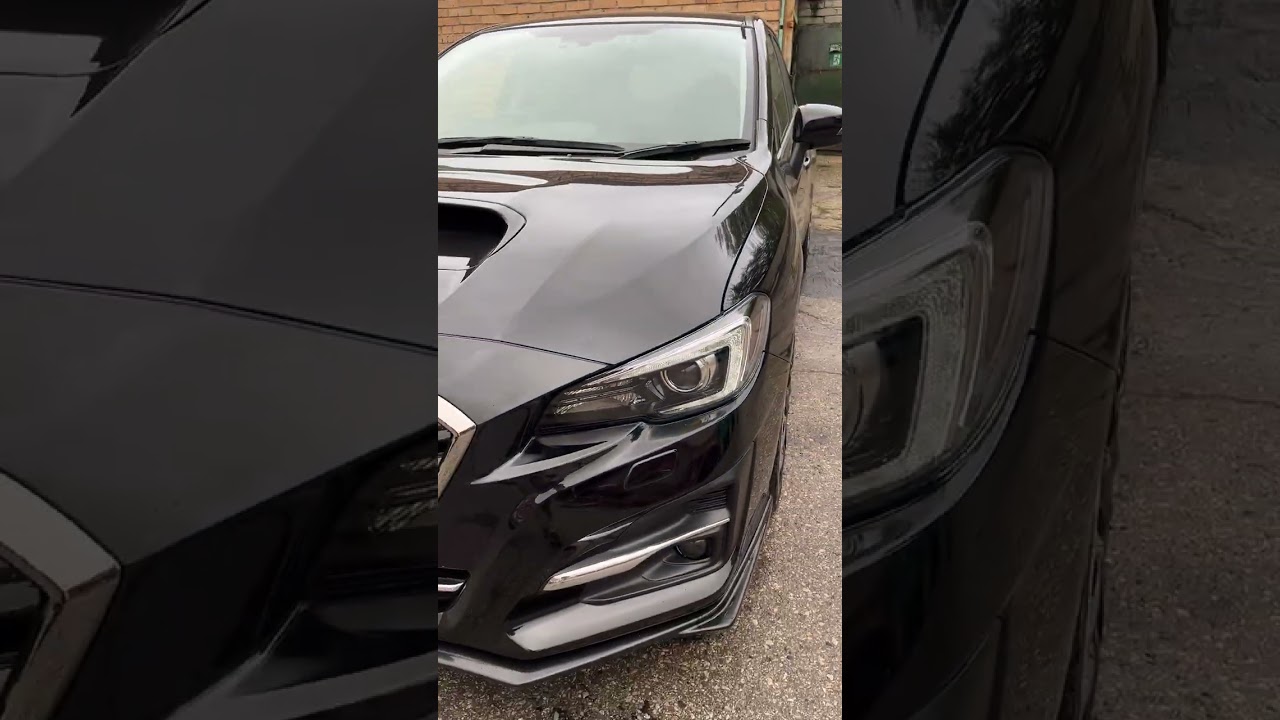 Subaru Levorg VM4 рестайл замена на светодиодные линзы Dixel DT3252 5000K
