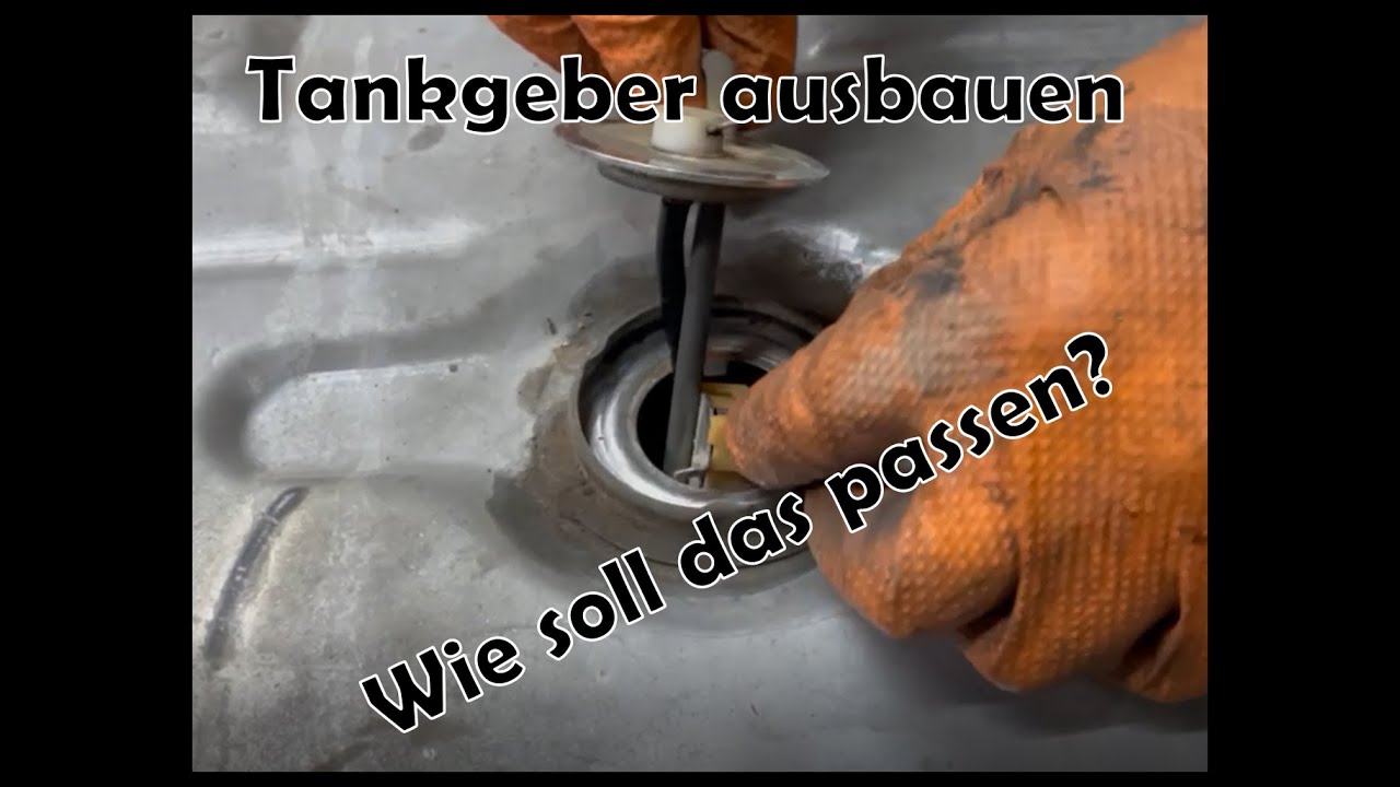Tankgeber ausbauen beim Renault R4
