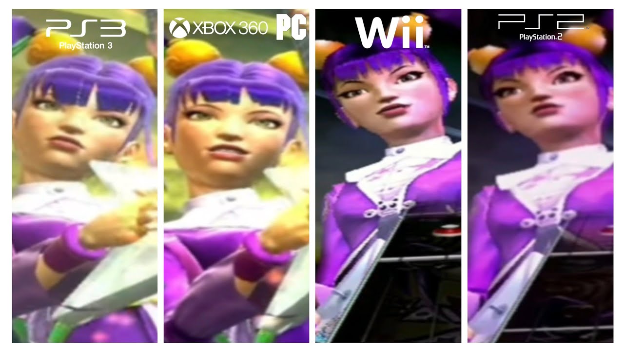 Guitar Hero 3 - PS2 vs Wii vs PS3 vs Xbox 360 - Comparación Gráfica