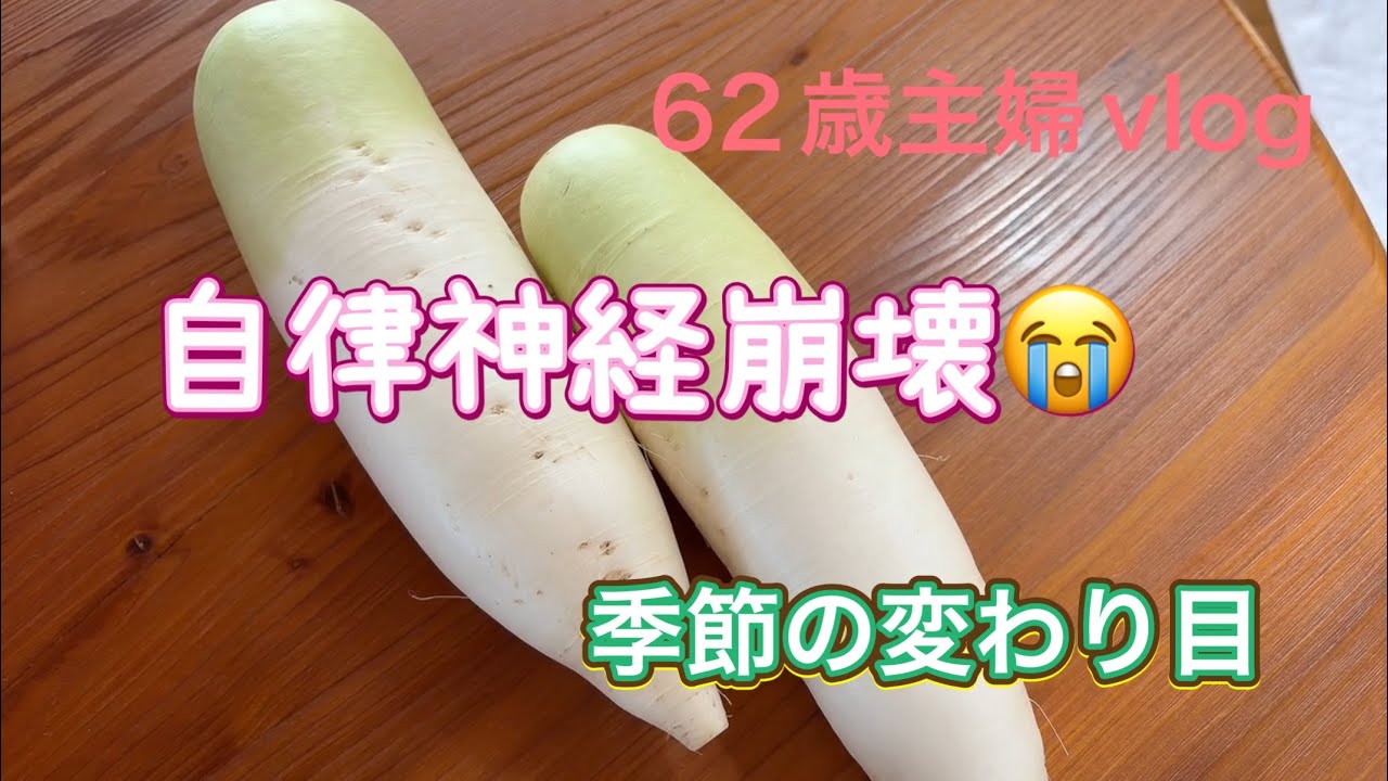 春よ来い！春サラダ│自律神経がヤバい😢救急搬送│古民家の畑│夫のこと