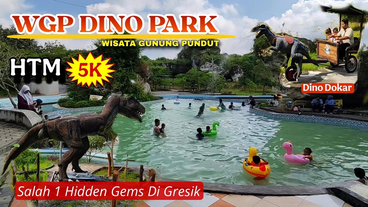 KEREN BANGET‼️WGP DINO PARK JADI WISATA UNGGULAN DI GRESIK