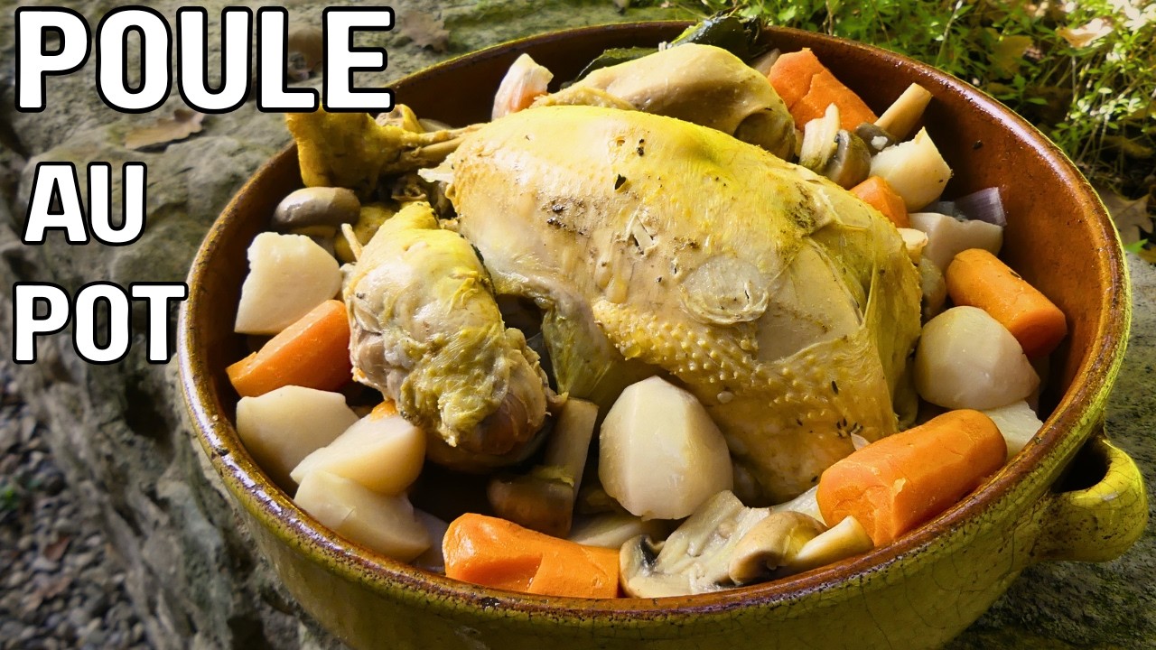 🍗 Recette traditionnelle : Poule au pot avec une sauce à tomber !