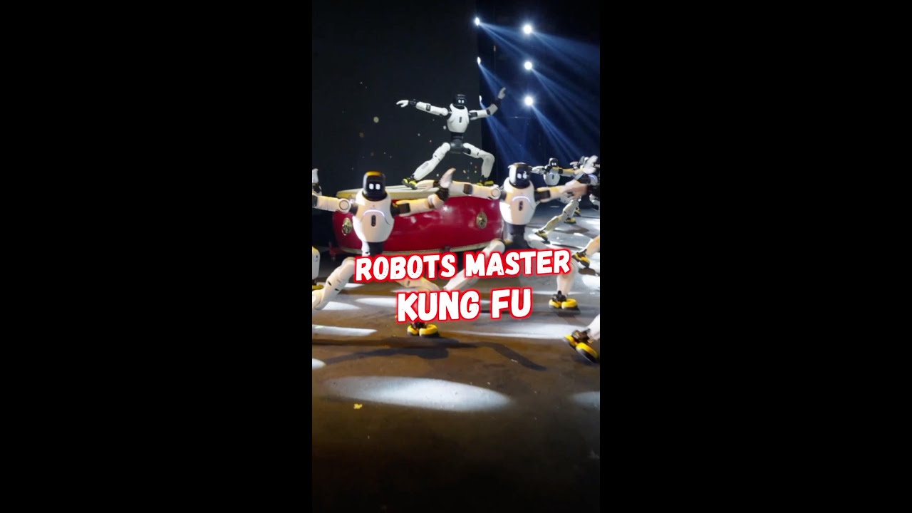 Chinese humanoid robots perform Kung Fu at live gala