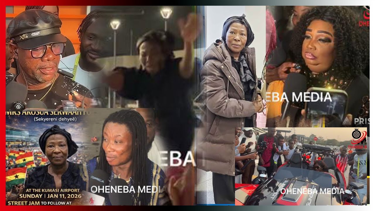 LIVE: Kumasi Gives Akosua Serwaa A Rousing Welcome; Team Legal Wives Show Up Massively
